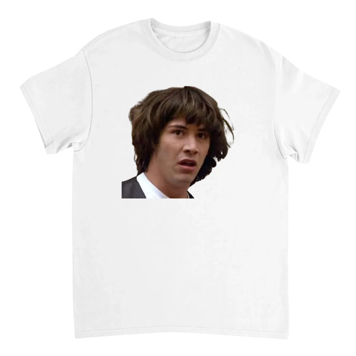 Conspiracy Keanu: What If? Meme T-Shirt Grey T-Shirts Photo 5