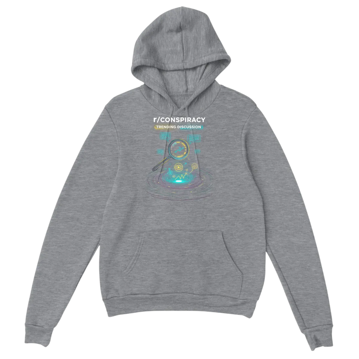 Conspiracy Theories Trending Discussion Hoodie White Hoodies Photo 3
