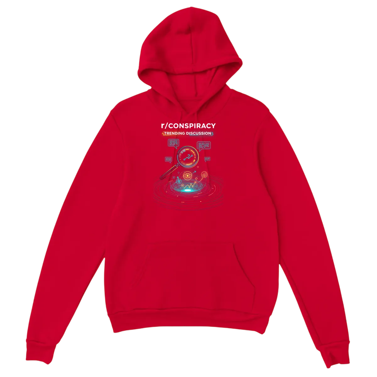 Conspiracy Theories Trending Discussion Hoodie White Hoodies Photo 4