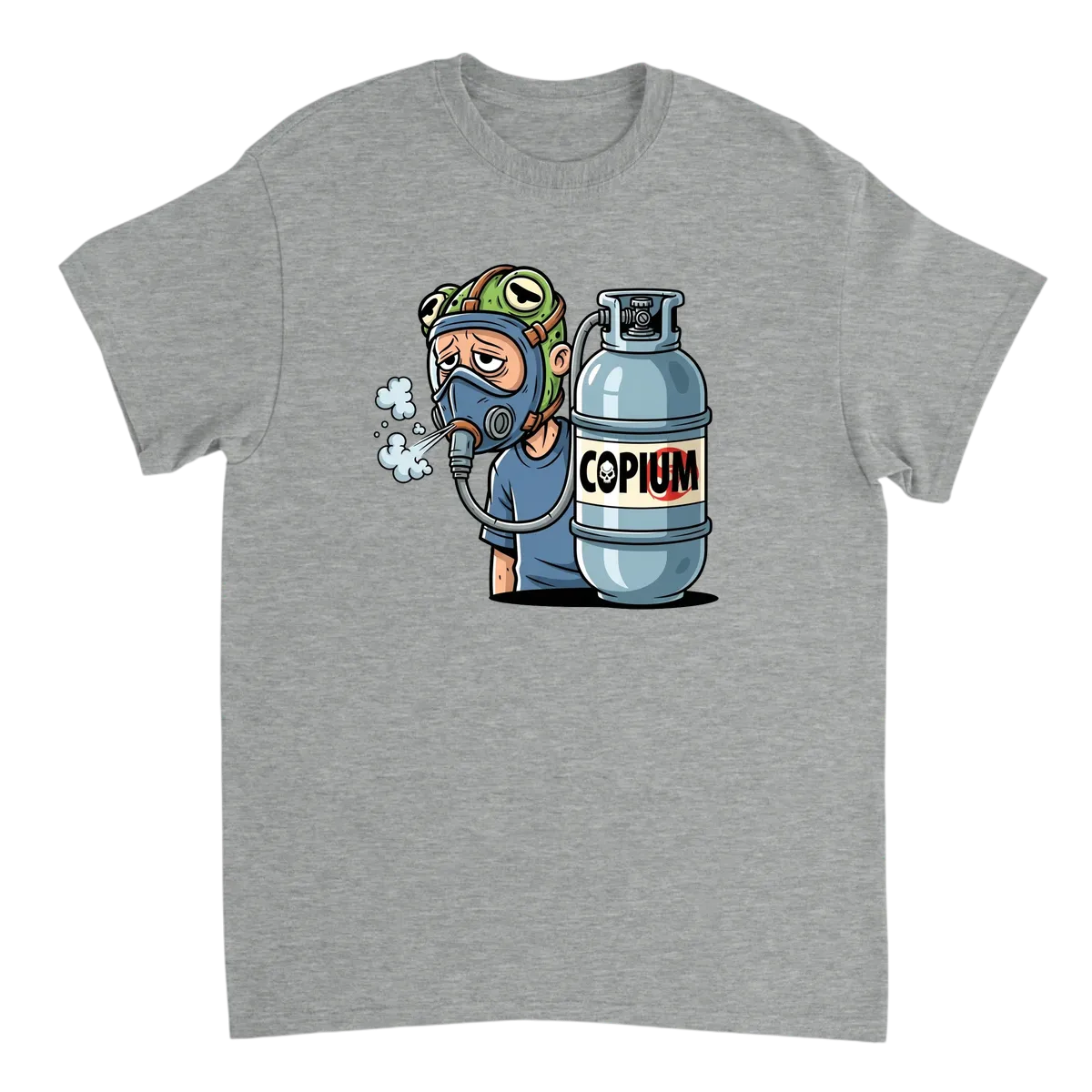 Copium Meme Tee T-Shirt Black T-Shirts Photo 2