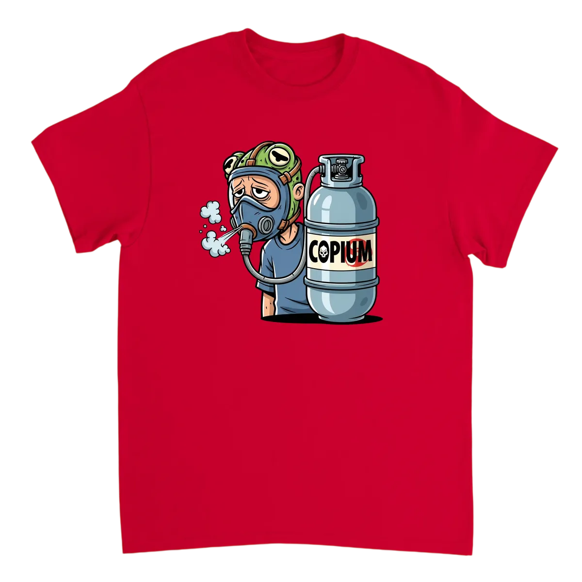 Copium Meme Tee T-Shirt Black T-Shirts Photo 3