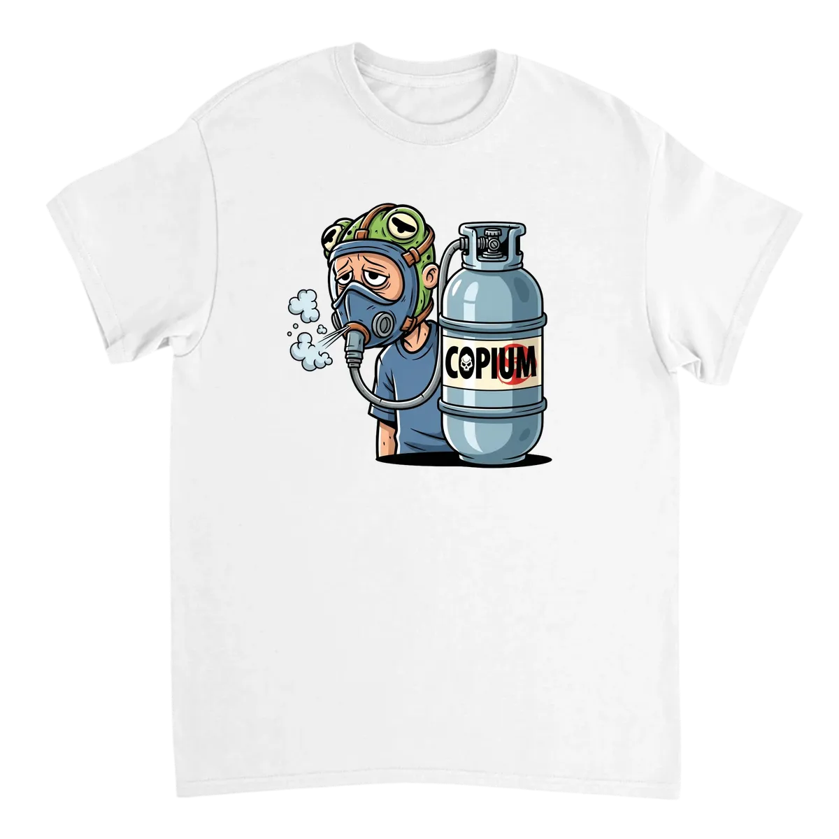 Copium Meme Tee T-Shirt Black T-Shirts Photo 5