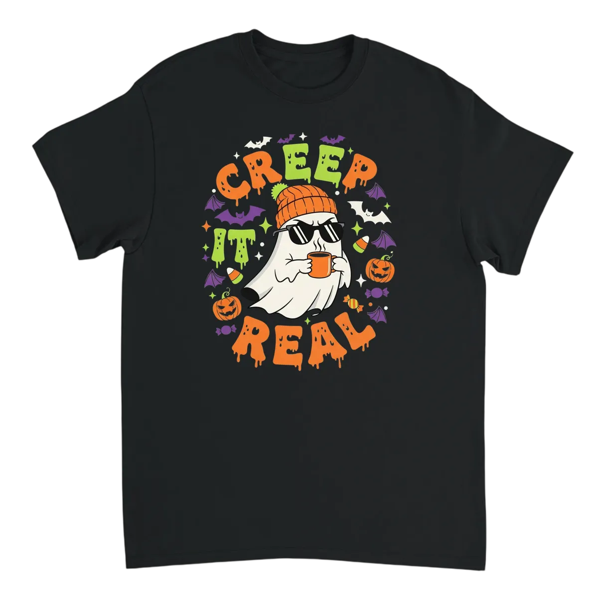 Creep It Real Graphic Tee White T-Shirts Photo 3