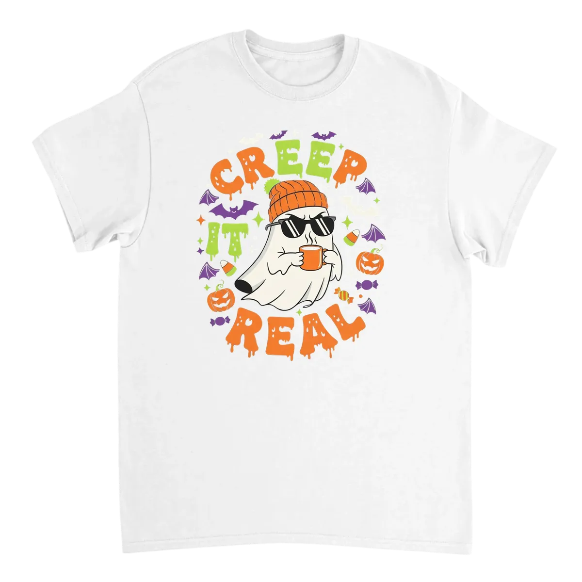 Creep It Real Graphic Tee T-Shirts - White