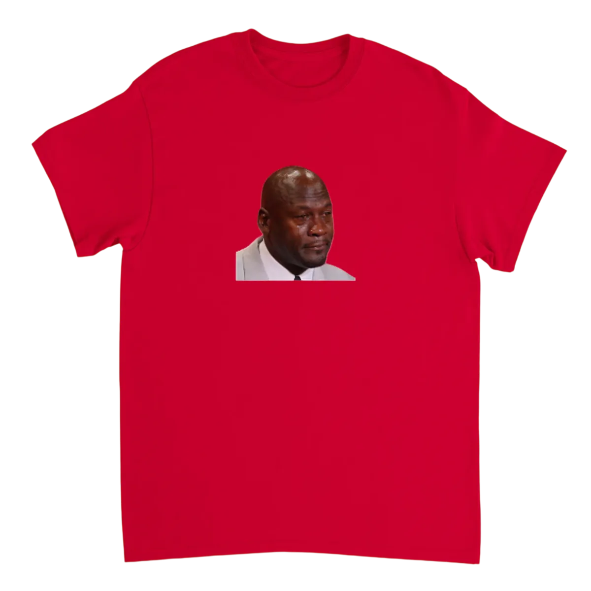 Crying Michael Jordan T-Shirt - White T-Shirts (ZeitZwag Streetwear)