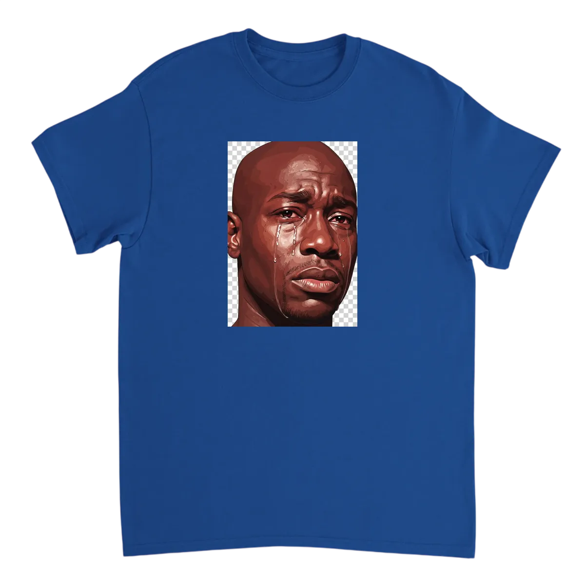 Crying Michael Jordan T-Shirt White T-Shirts Photo 5