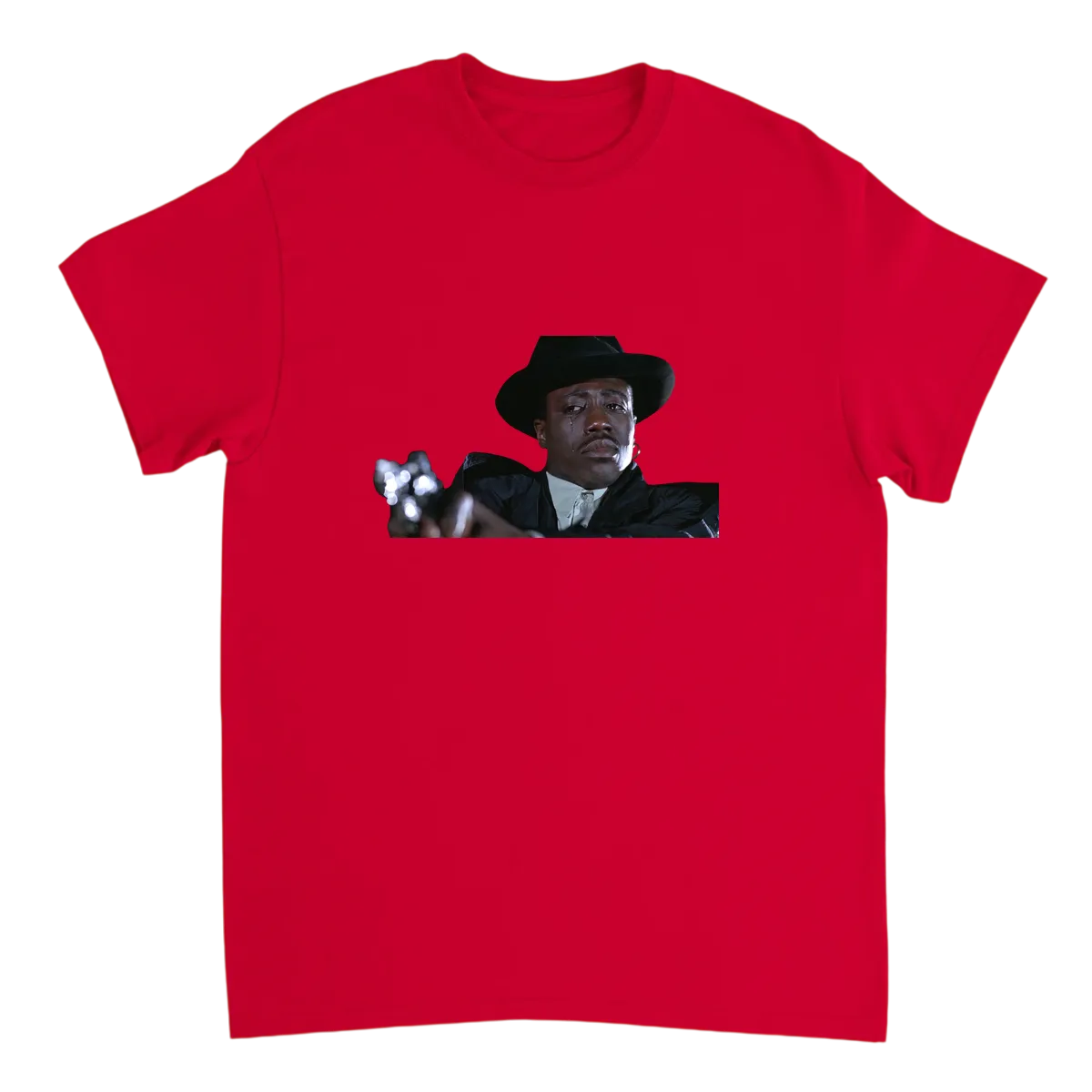 Crying Wesley Snipes T-Shirt Black T-Shirts Photo 3