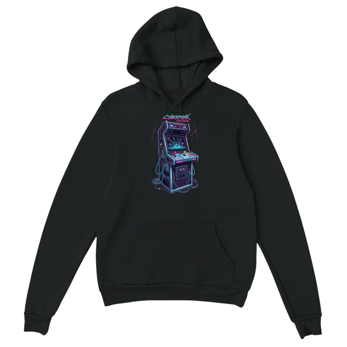 Cyberpunk Arcade Dreamer Hoodie White Hoodies Photo 2