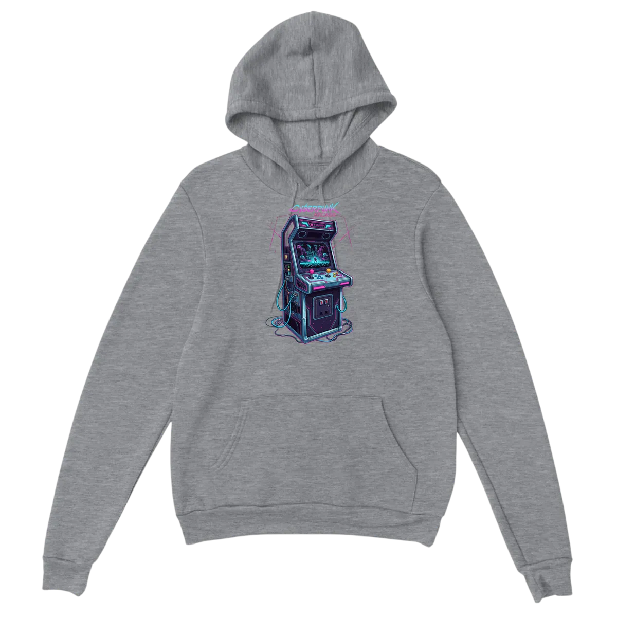Cyberpunk Arcade Dreamer Hoodie White Hoodies Photo 3