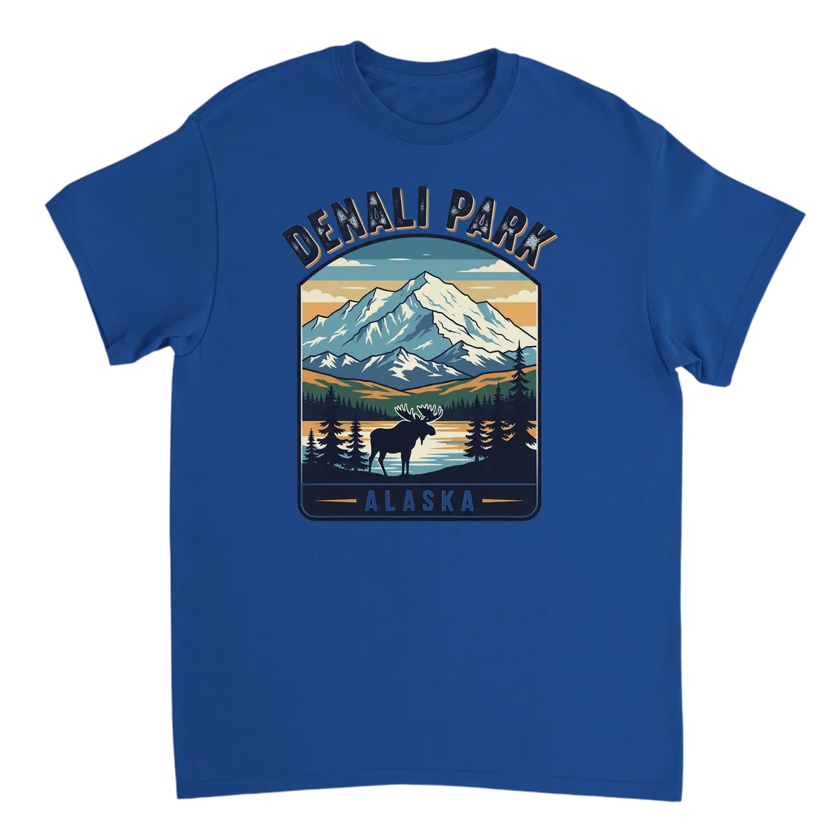 Denali Park Meme Tee | Vintage Souvenir Style White T-Shirts Photo 5