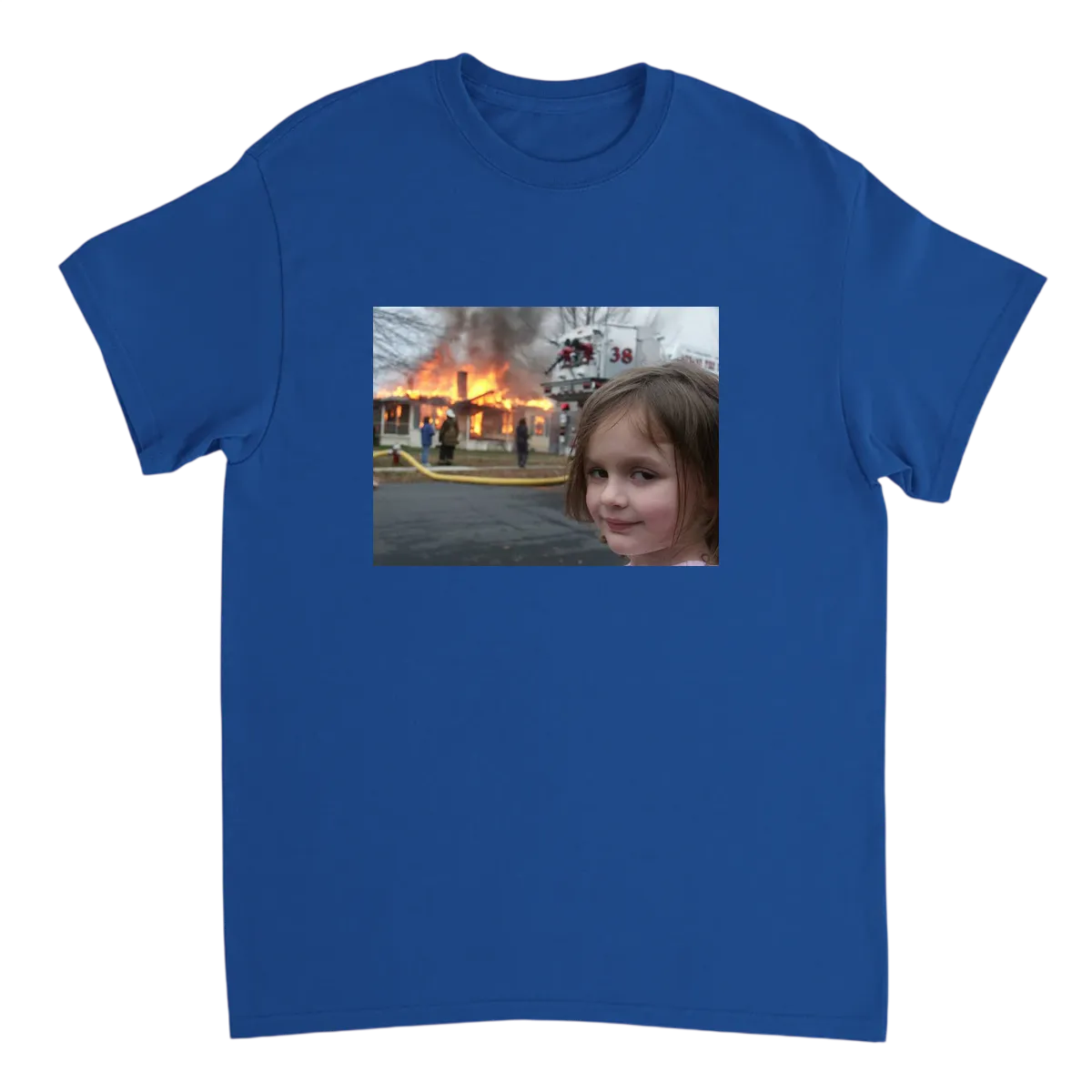 Disaster Girl White T-Shirts Photo 5