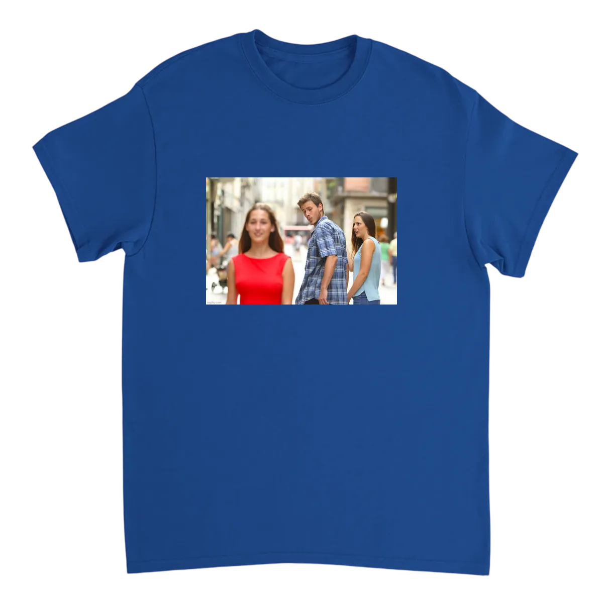 Distracted Boyfriend T-Shirt White T-Shirts Photo 5