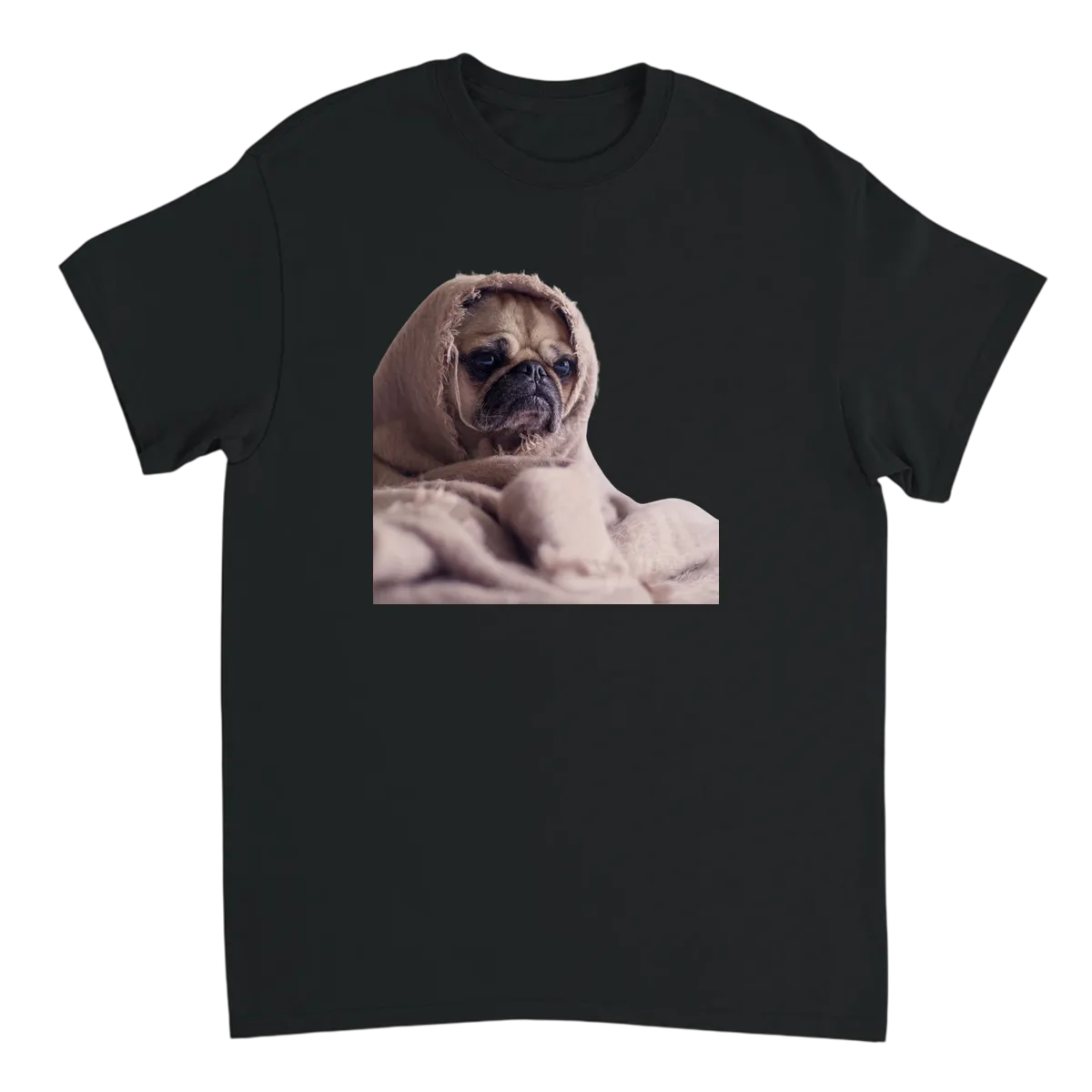 Dog in Blanket Meme T-Shirt White T-Shirts Photo 3