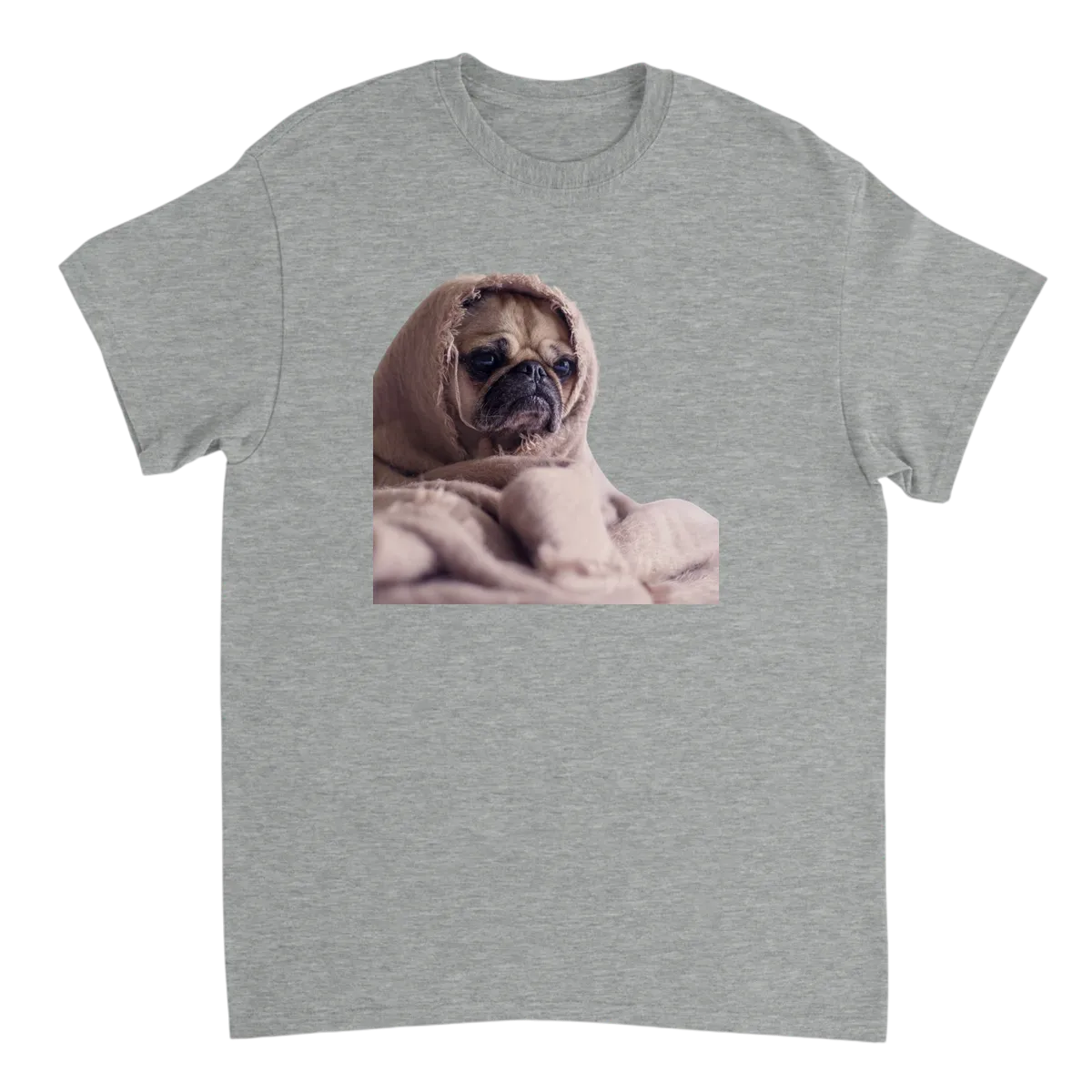 Dog in Blanket Meme T-Shirt White T-Shirts Photo 5