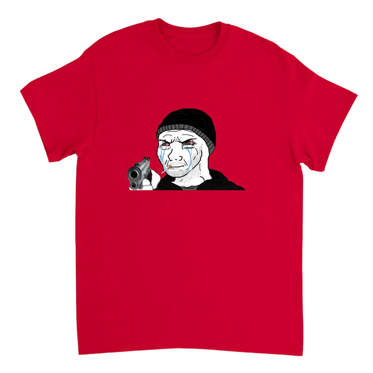 Doomer Wojak T-Shirt White T-Shirts Photo 4