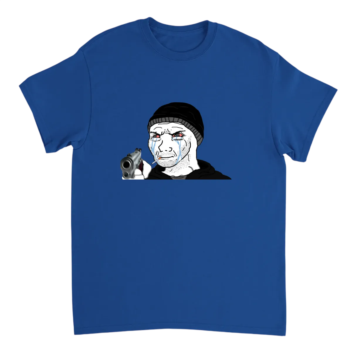 Doomer Wojak T-Shirt White T-Shirts Photo 5