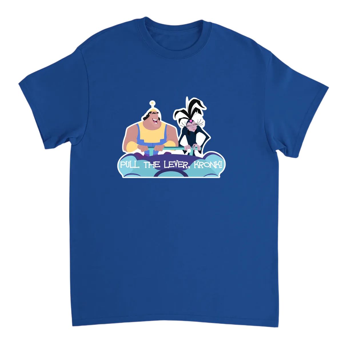 Emperor's New Groove Pull the Lever T-Shirt Black T-Shirts Photo 4