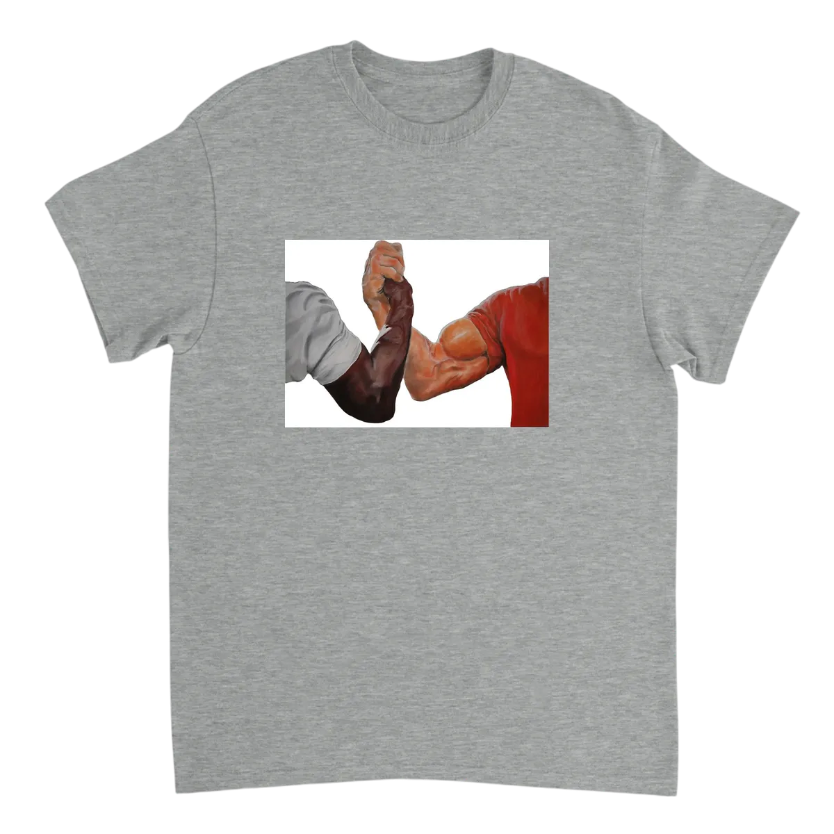 Epic Handshake T-Shirt Black T-Shirts Photo 2
