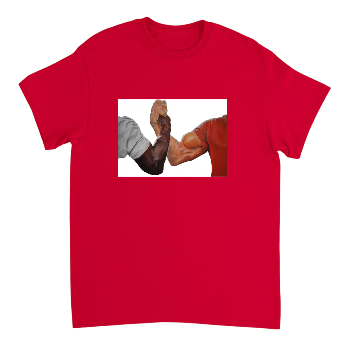 Epic Handshake T-Shirt Black T-Shirts Photo 3