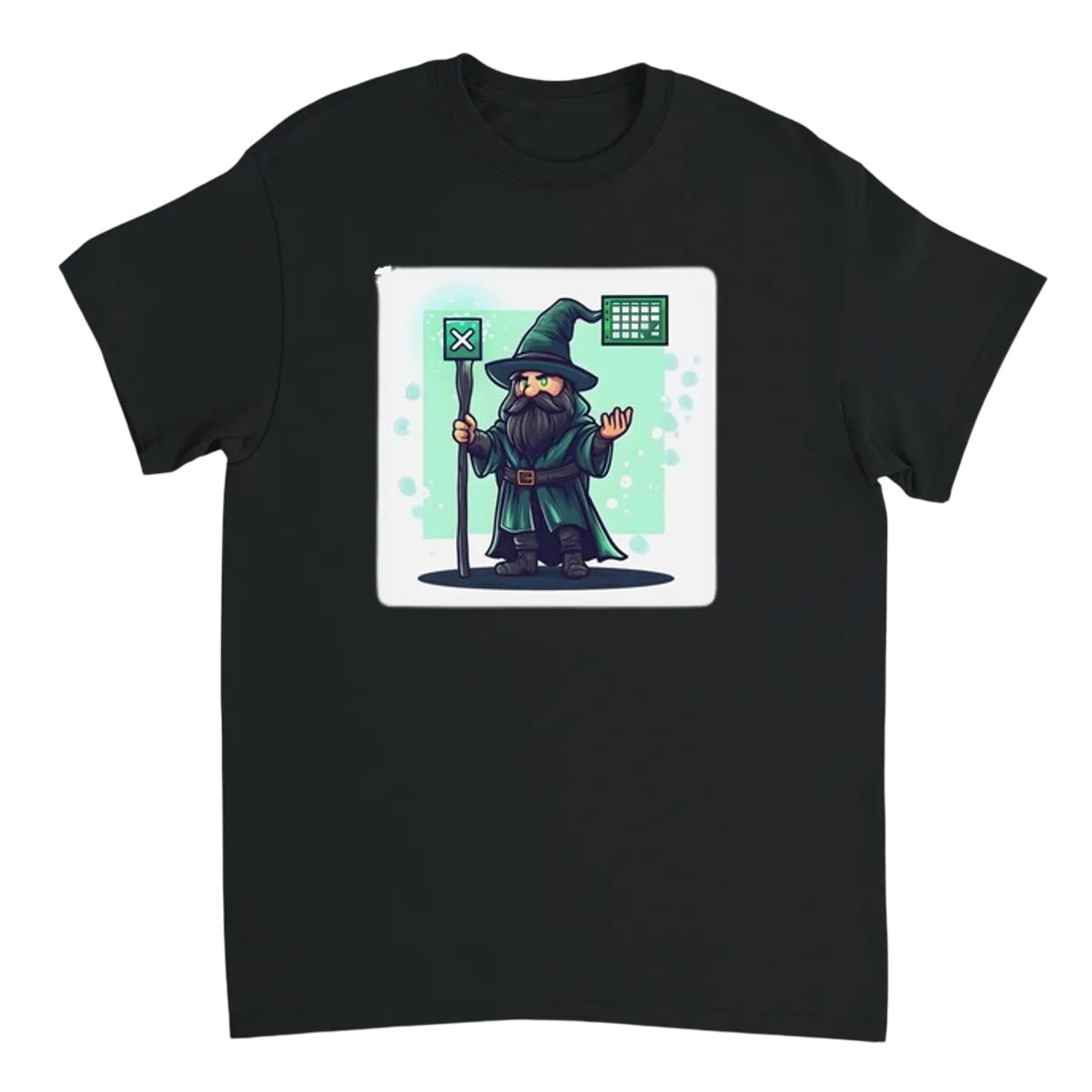 Excel Wizard T-Shirt White T-Shirts Photo 3