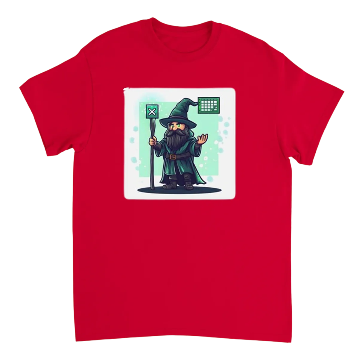 Excel Wizard T-Shirt White T-Shirts Photo 5