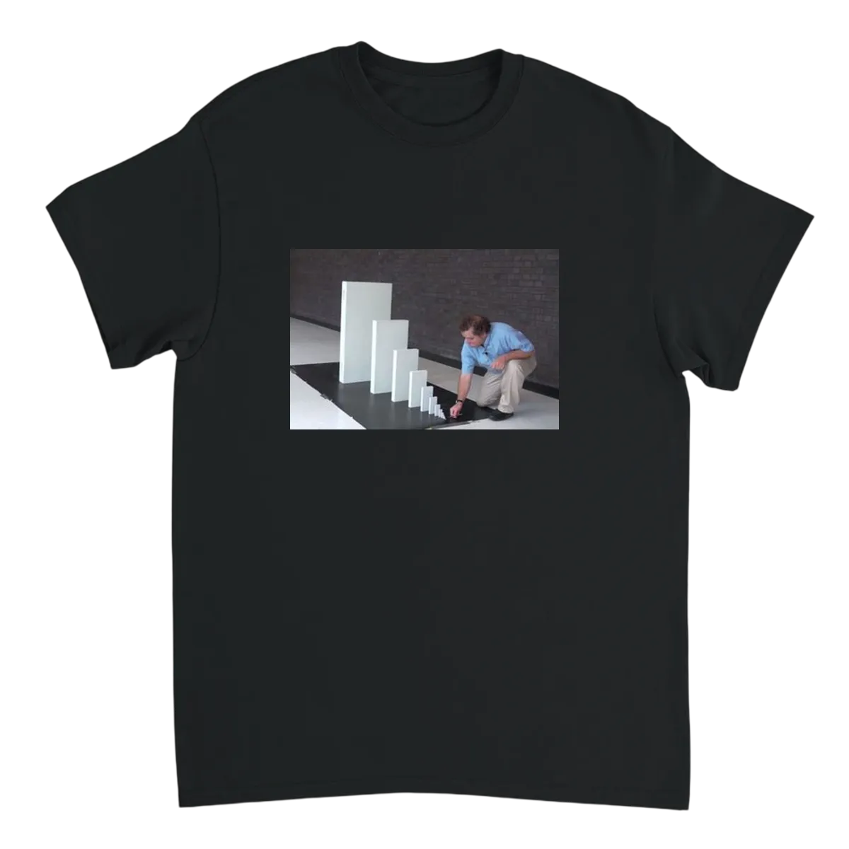 Expanding Dominoes T-Shirt White T-Shirts Photo 2