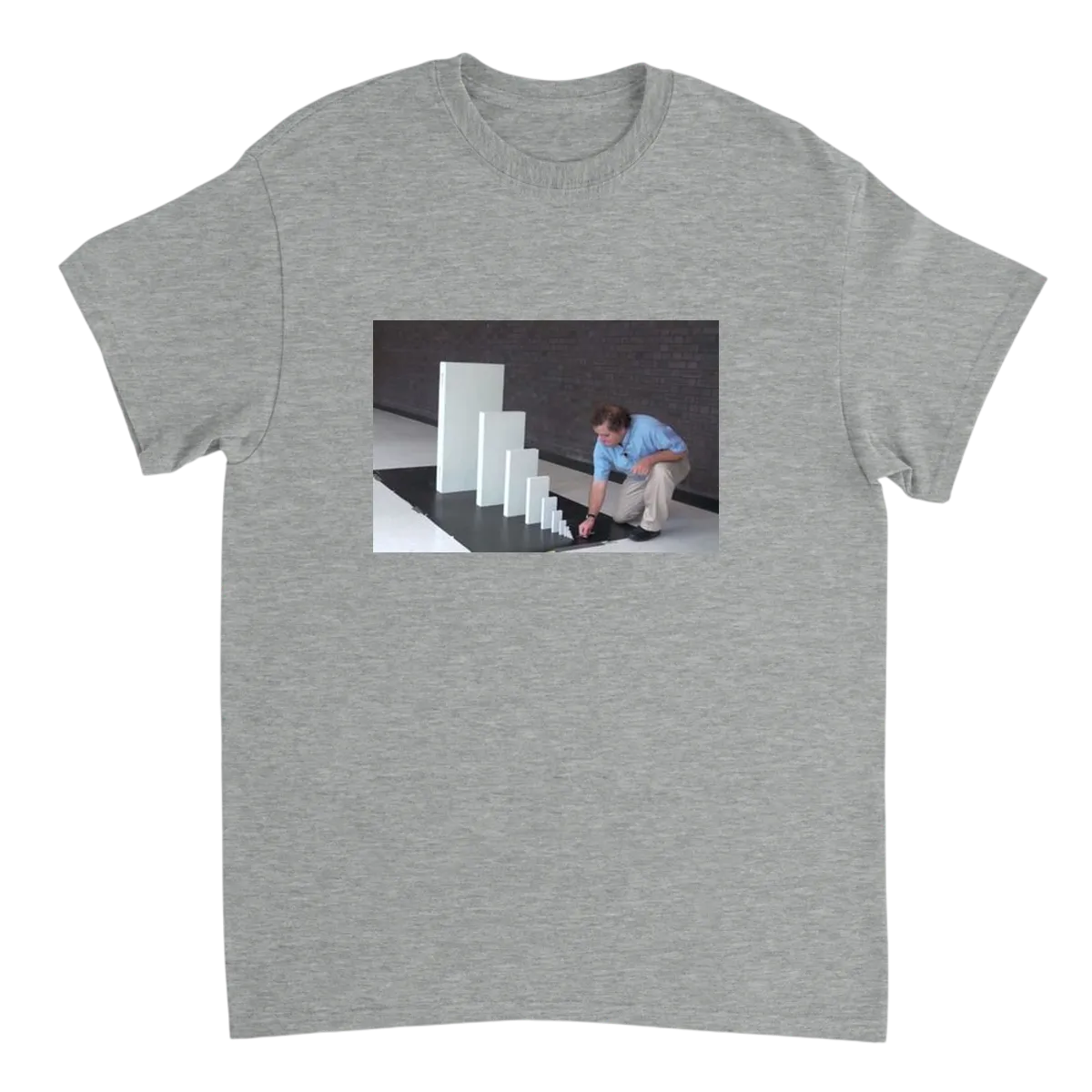 Expanding Dominoes T-Shirt White T-Shirts Photo 3