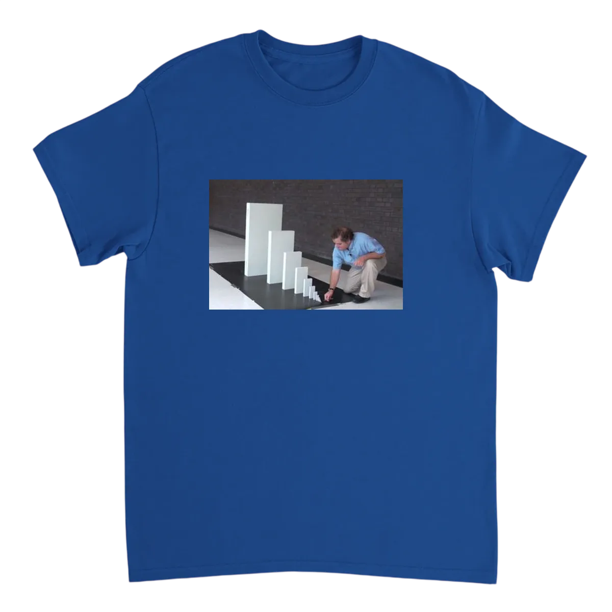 Expanding Dominoes T-Shirt White T-Shirts Photo 5