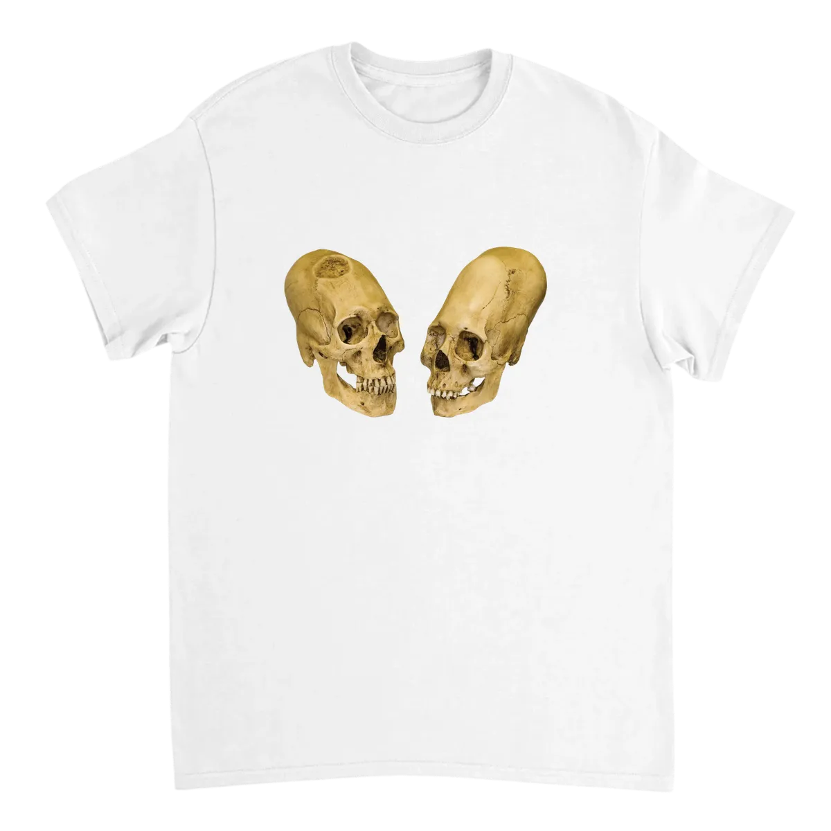 Expanding Skull Meme Tee Black T-Shirts Photo 5