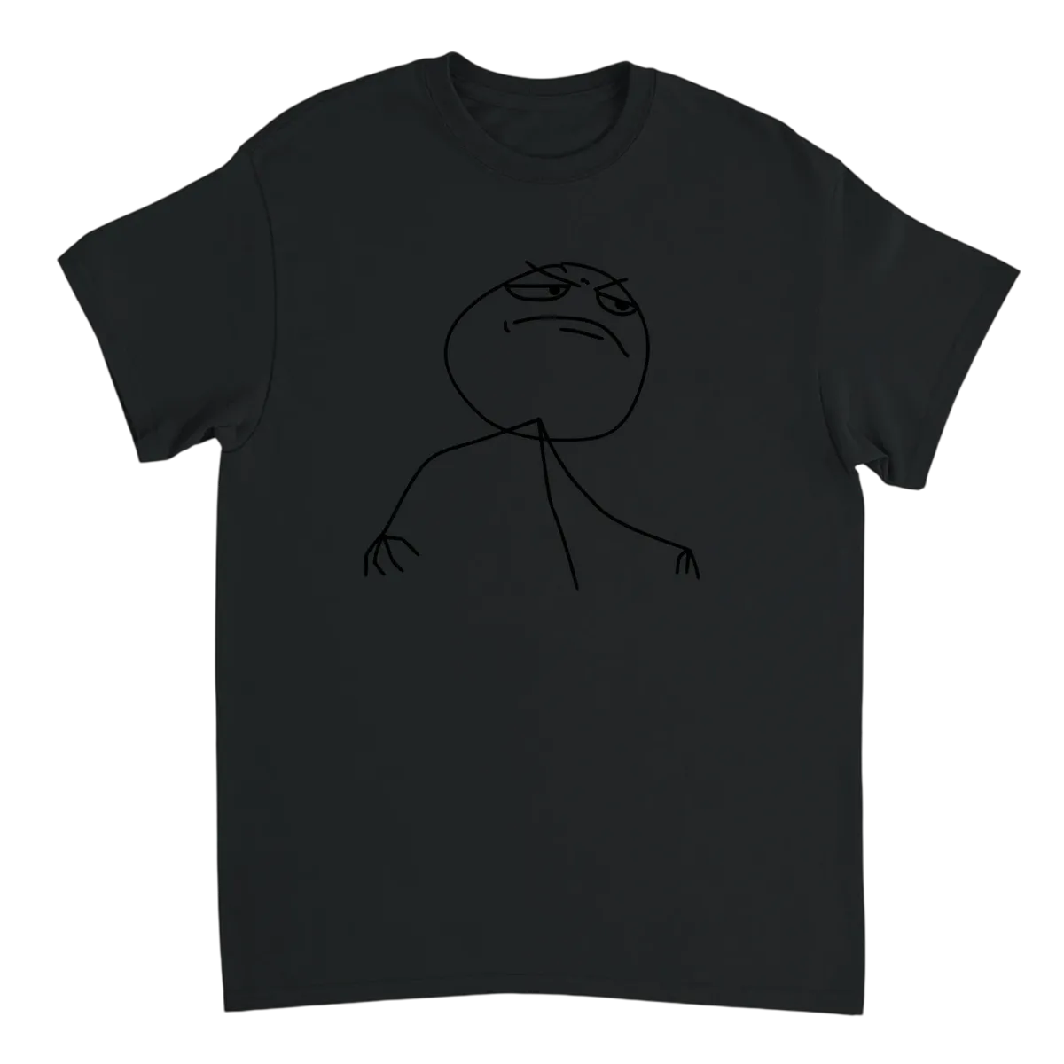 F Yeah Guy Classic Meme T-Shirt White T-Shirts Photo 3