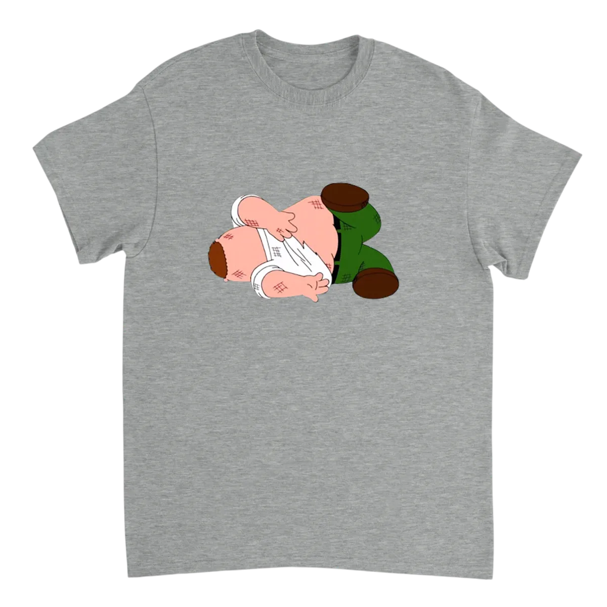 Family Guy Death Pose T-Shirt Black T-Shirts Photo 3