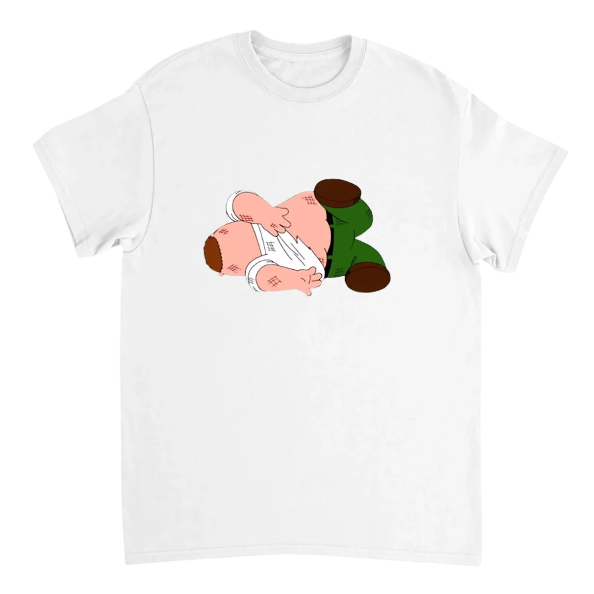 Family Guy Death Pose T-Shirt Black T-Shirts Photo 5