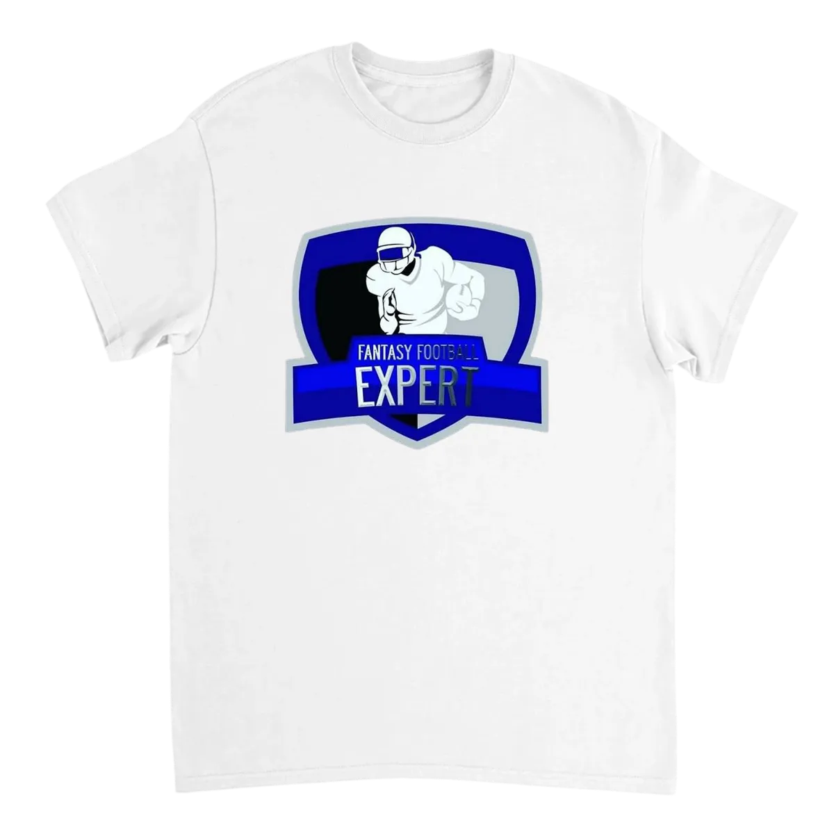 Fantasy Football Expert T-Shirt T-Shirts - White