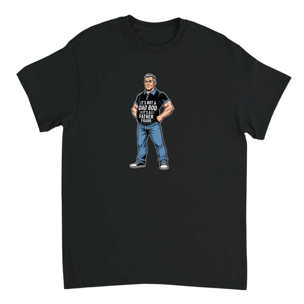 Father Figure Dad Bod Meme T-Shirt