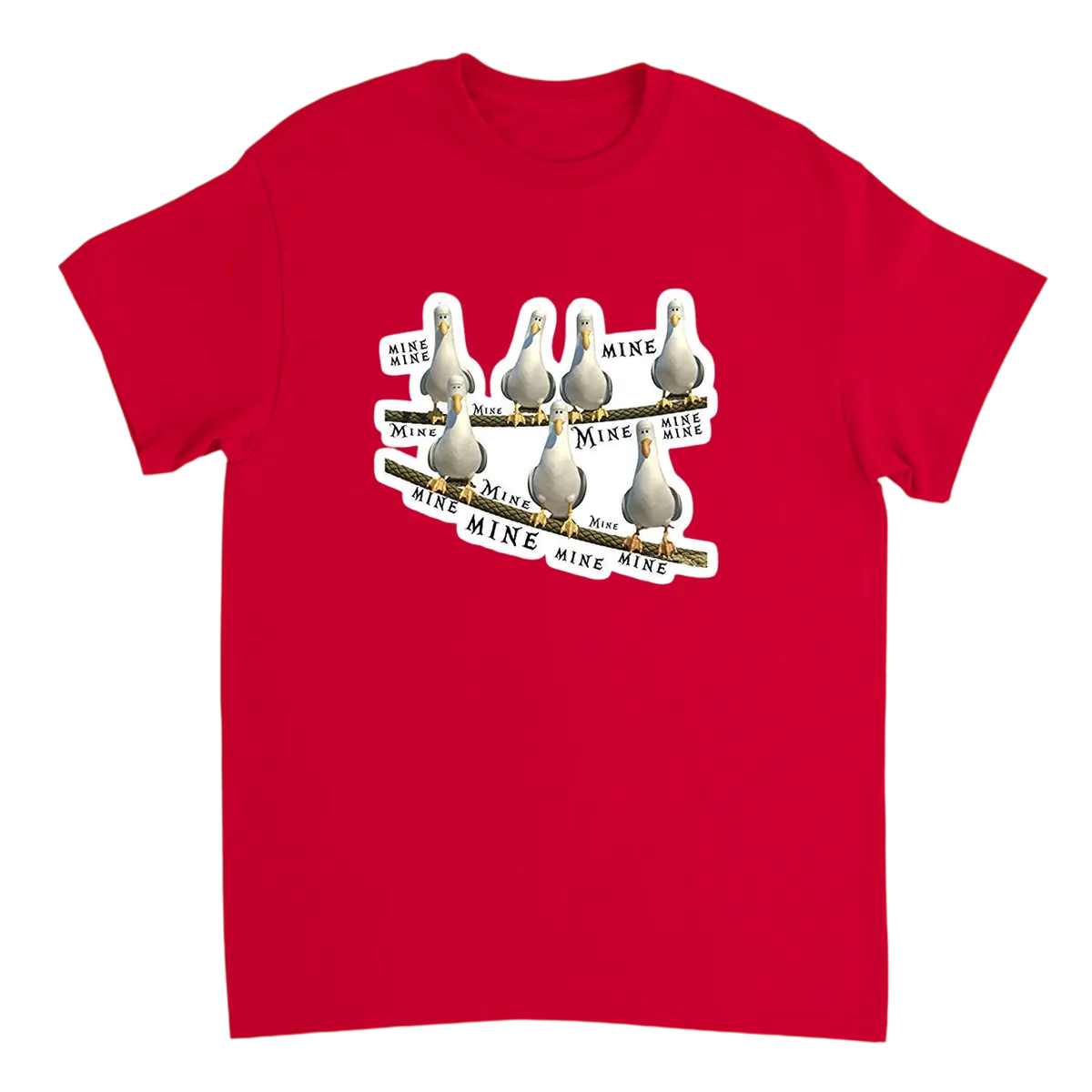 Finding Nemo Mine Mine Mine T-Shirt Black T-Shirts Photo 4