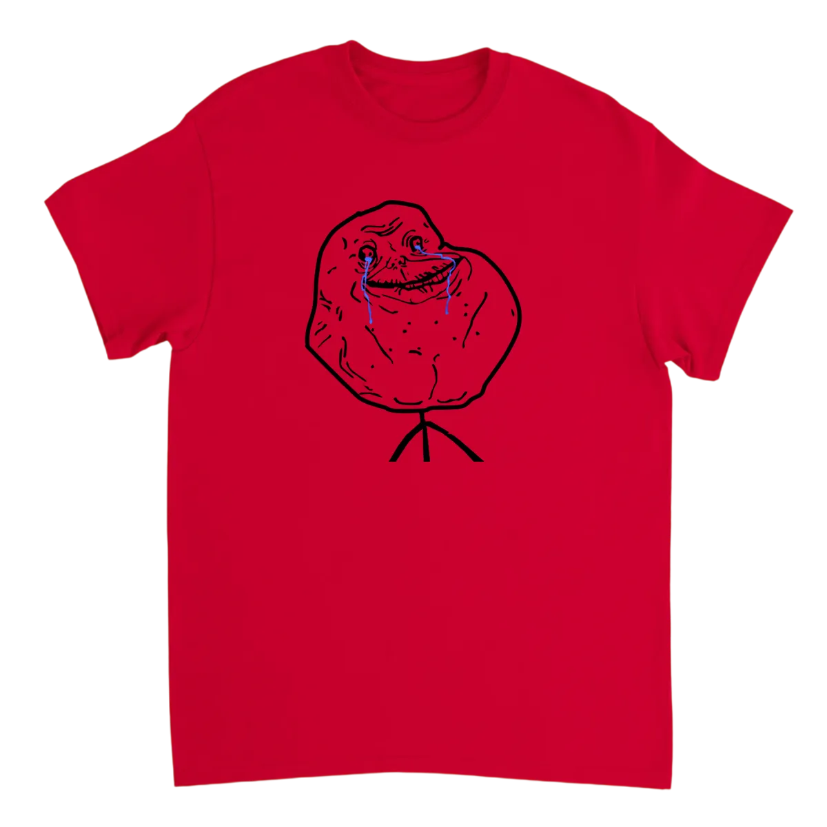 Forever Alone T-Shirt White T-Shirts Photo 4