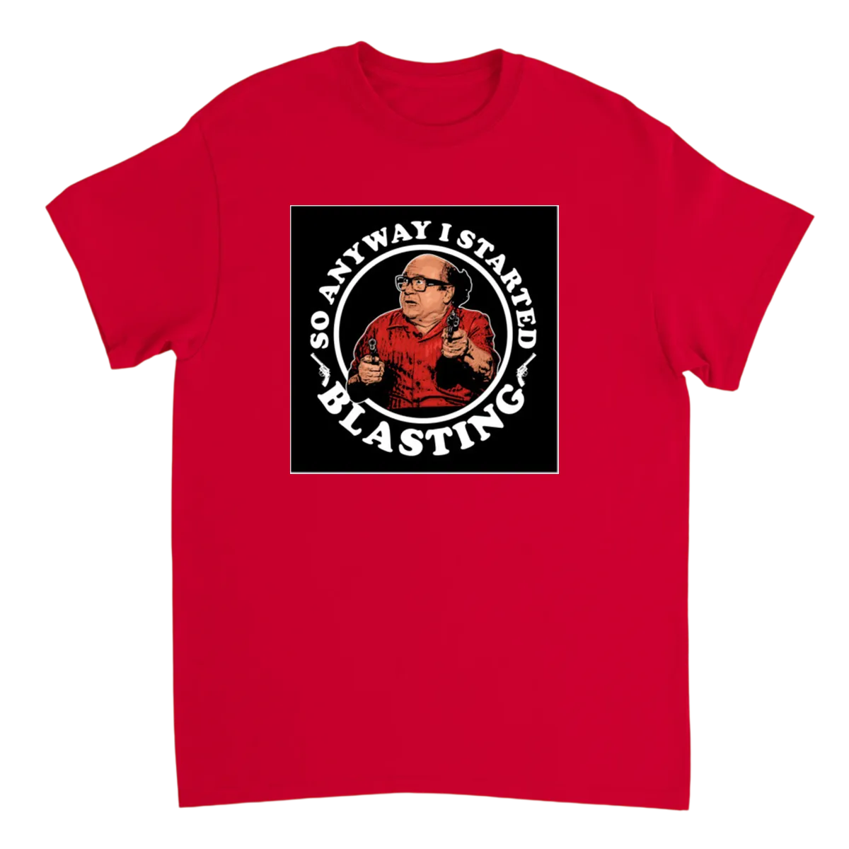 Frank Reynolds "Anyway..." T-Shirt Black T-Shirts Photo 3