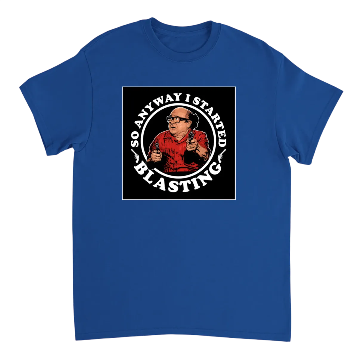 Frank Reynolds "Anyway..." T-Shirt Black T-Shirts Photo 4