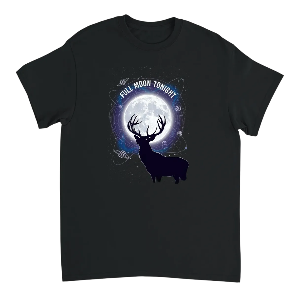 Full Moon Tonight: Feeling Wild Tee White T-Shirts Photo 3