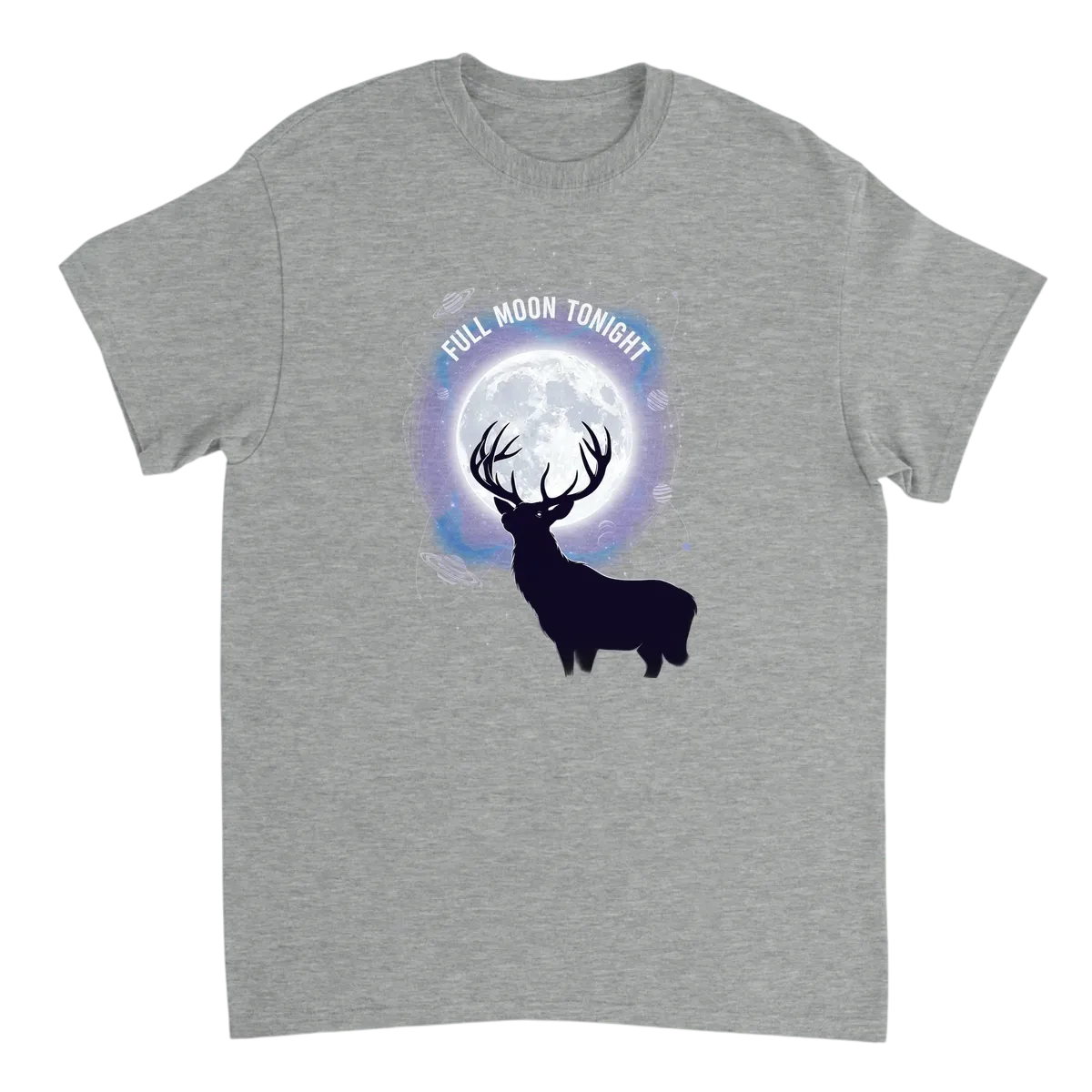 Full Moon Tonight: Feeling Wild Tee White T-Shirts Photo 4