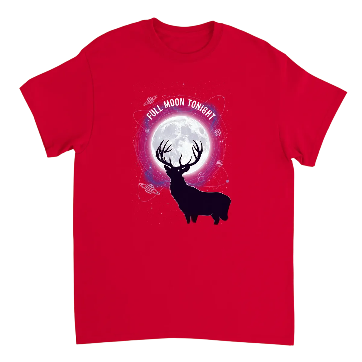 Full Moon Tonight: Feeling Wild Tee - White T-Shirts (ZeitZwag Streetwear)