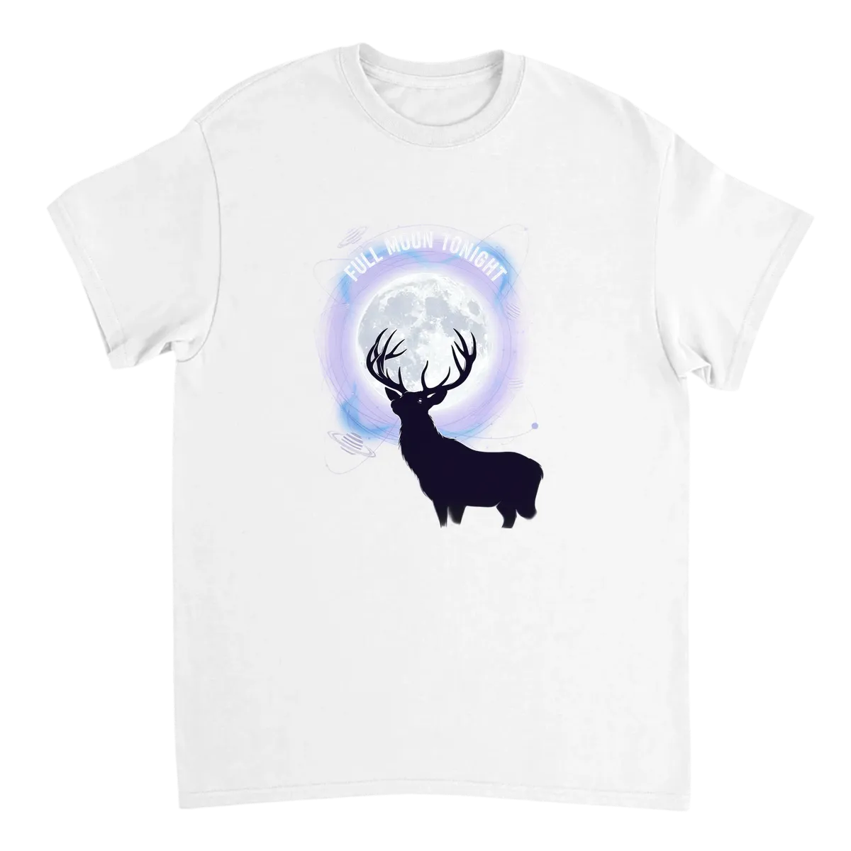 Full Moon Tonight: Feeling Wild Tee White T-Shirts Photo 2