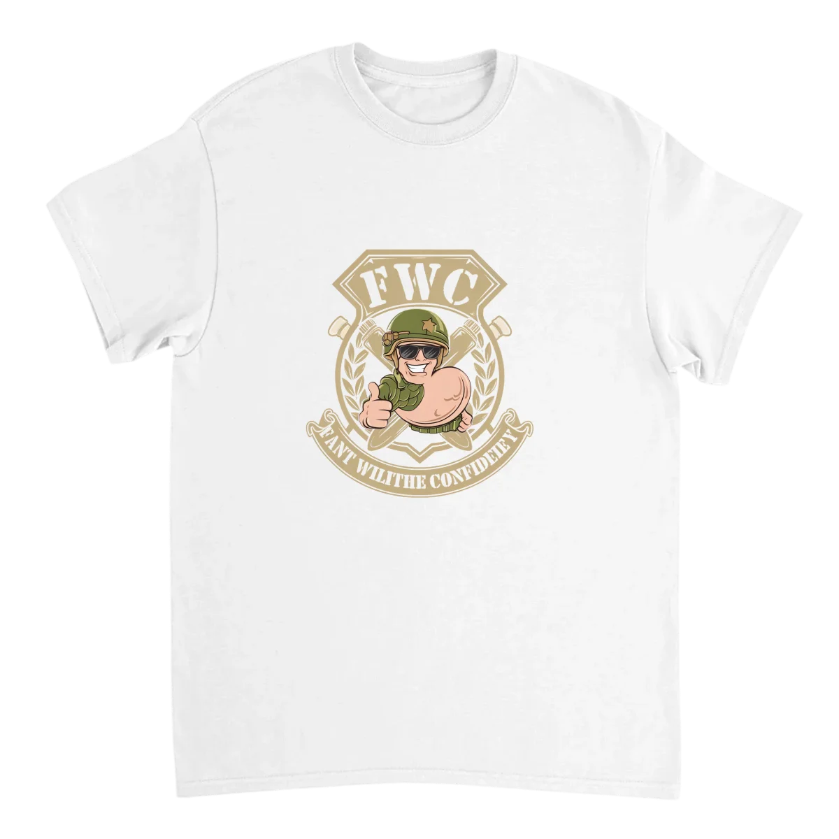 FWC Fart With Confidence T-Shirt - White T-Shirts (ZeitZwag Streetwear)