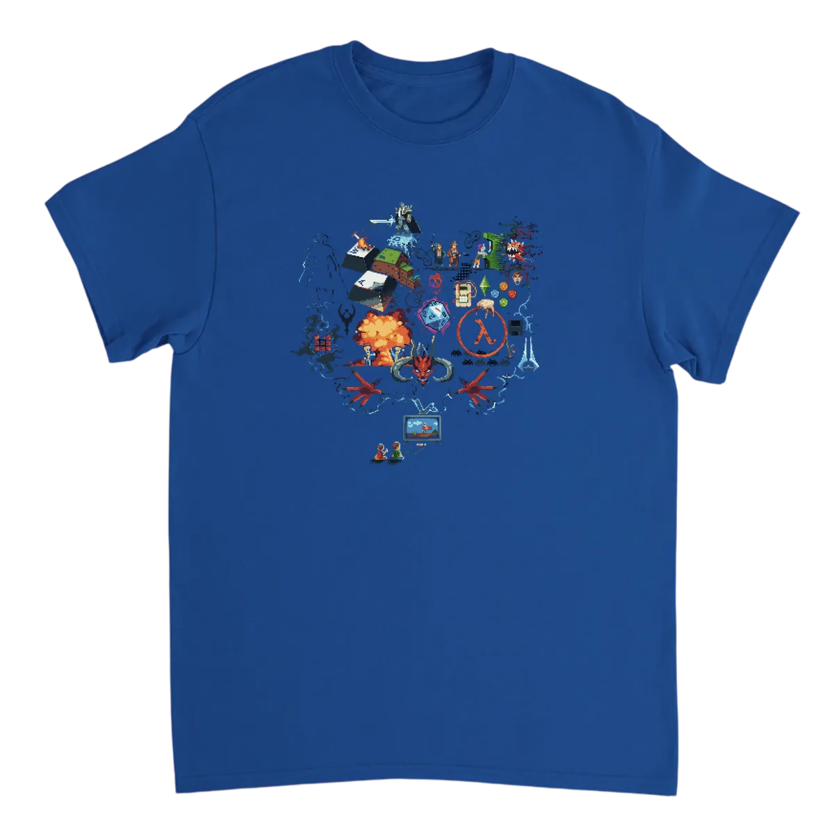 Games History: Level Up Meme T-Shirt White T-Shirts Photo 5