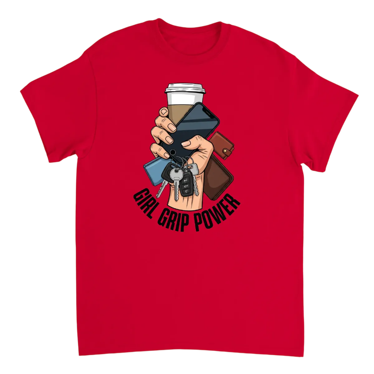 Girl Grip Power Tee - Master of Carrying All