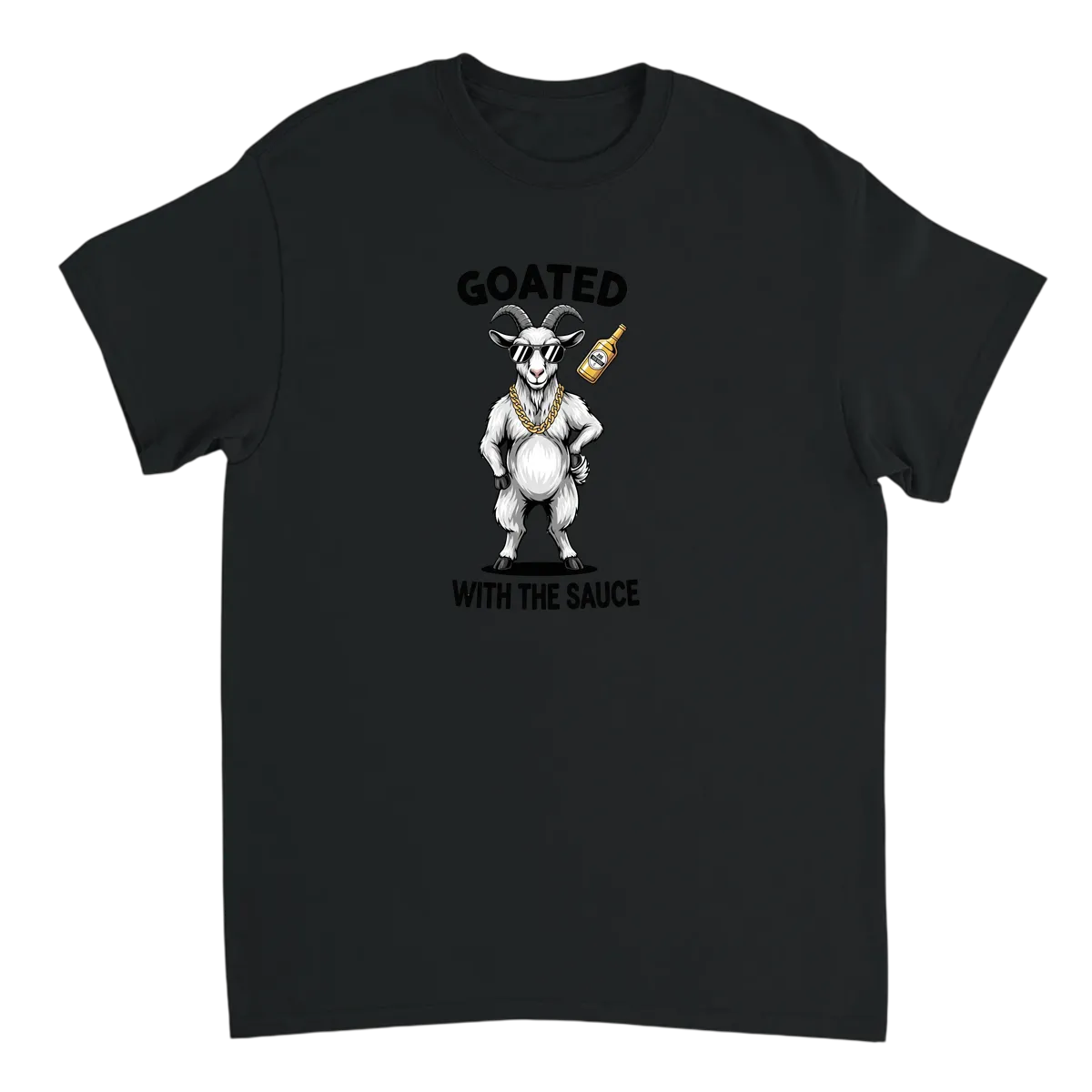 Goated With The Sauce Tee T-Shirt T-Shirts - Black
