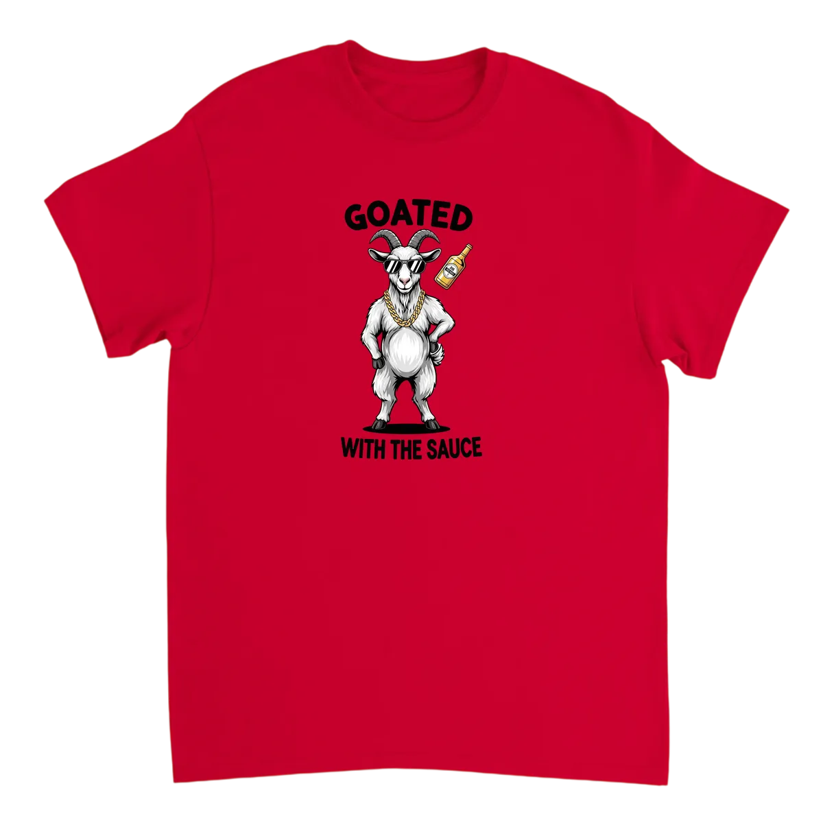 Goated With The Sauce Tee T-Shirt T-Shirts - Red