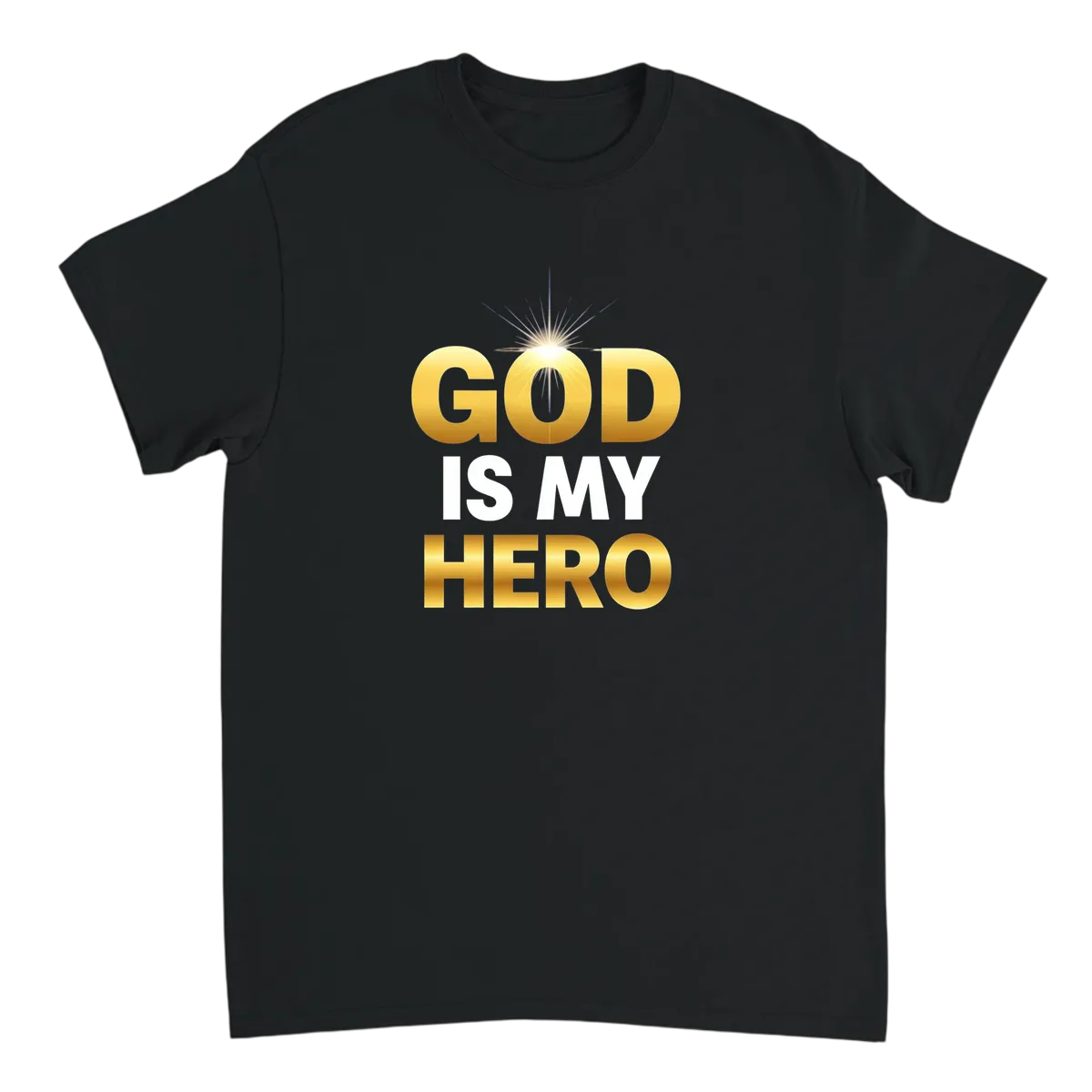 God Is My Hero Tee - Faith & Inspiration