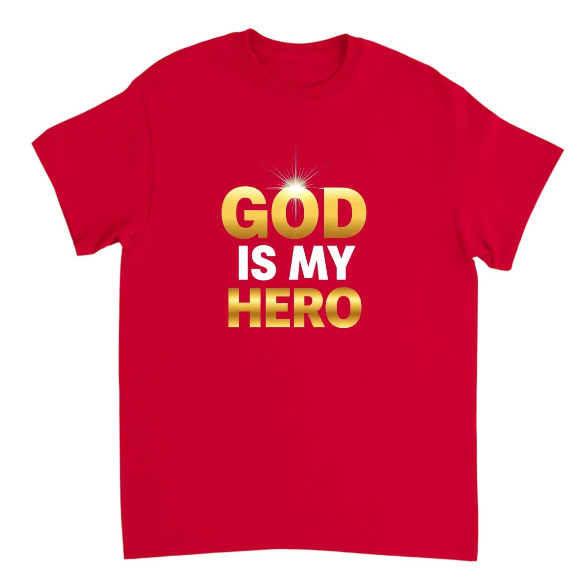 God Is My Hero Tee - Faith & Inspiration