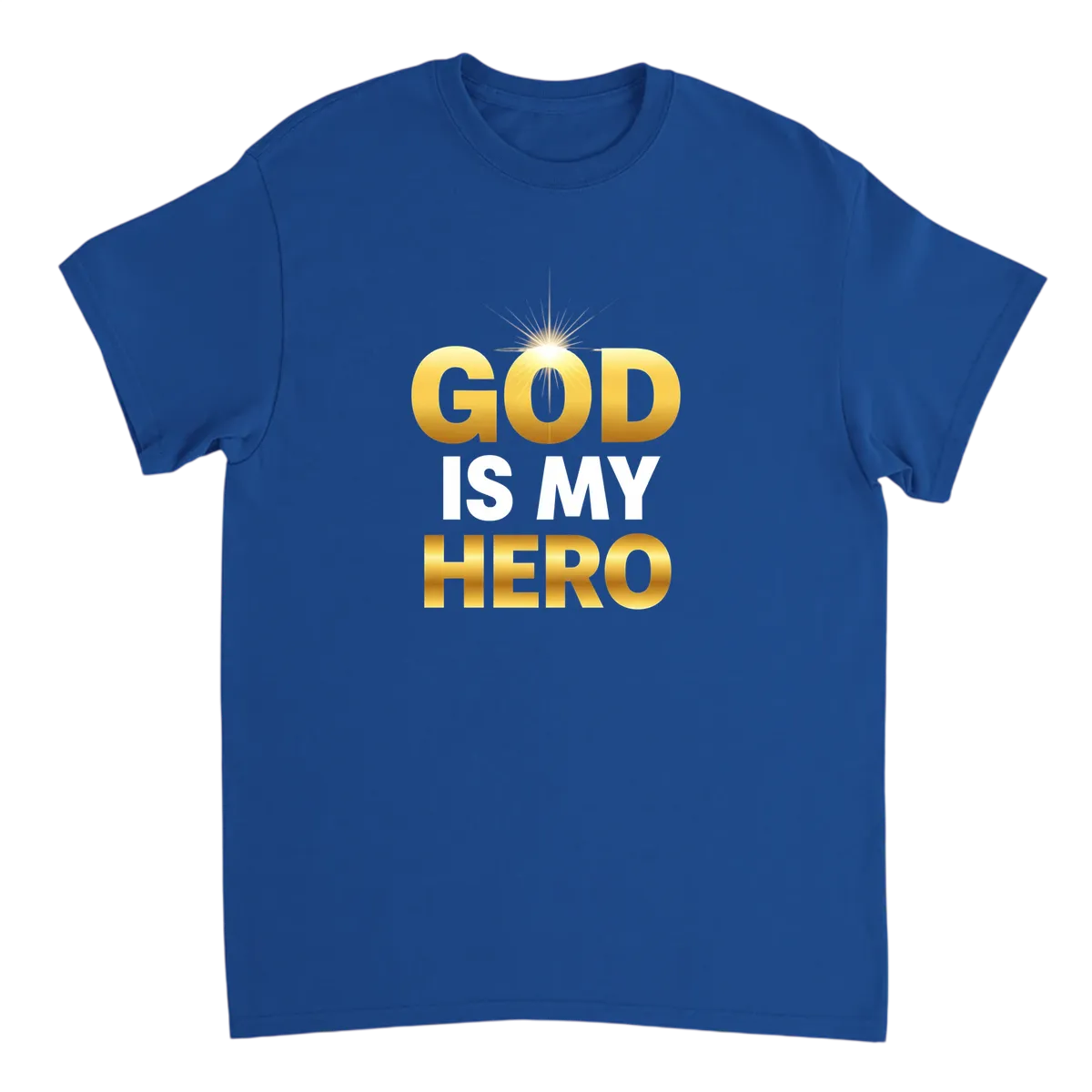 God Is My Hero Tee - Faith & Inspiration White T-Shirts Photo 5